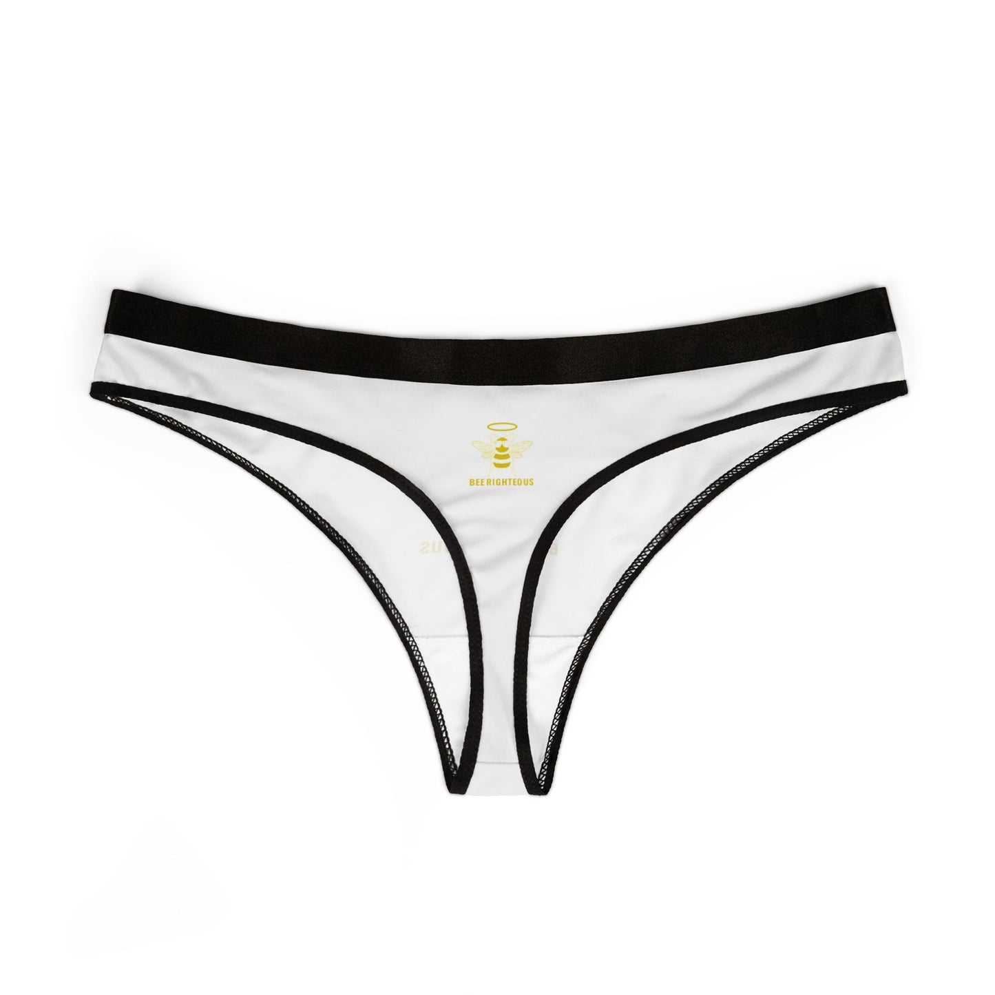 Bee Righteous Women's Thongs | Cute Underwear Gift, Buzzy Lingerie, Comfortable Bikini, Fun Summer Style, Positive Vibes - Jack Righteous