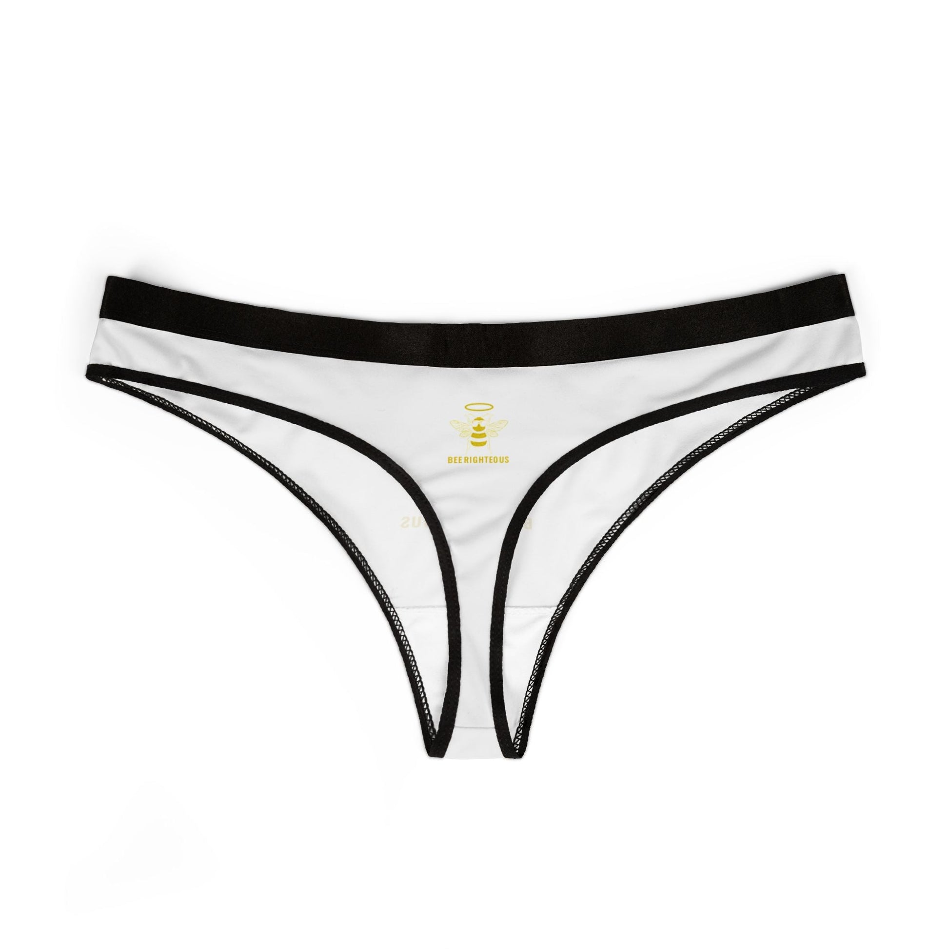 Bee Righteous Women's Thongs | Cute Underwear Gift, Buzzy Lingerie, Comfortable Bikini, Fun Summer Style, Positive Vibes - Jack Righteous