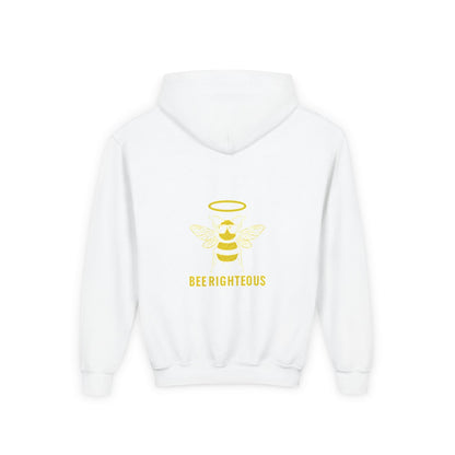 Bee Lover's Youth Hoodie - Cute Spring Sweatshirt for Kids - Jack Righteous