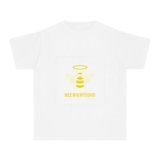 Bee Righteous Youth Tee, Bees T-Shirt, Cute Gift for Kids, Summer Outfit, Eco - Friendly Apparel - Jack Righteous