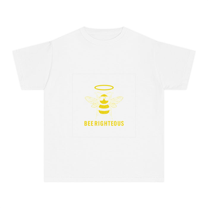 Bee Righteous Youth Tee, Bees T-Shirt, Cute Gift for Kids, Summer Outfit, Eco - Friendly Apparel - Jack Righteous