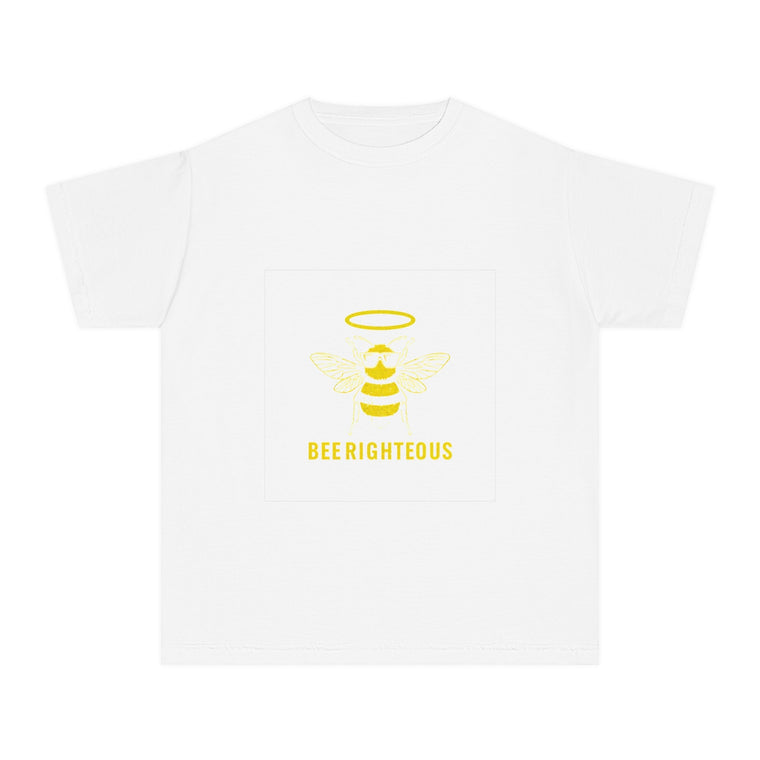Bee Righteous Youth Tee, Bees T-Shirt, Cute Gift for Kids, Summer Outfit, Eco - Friendly Apparel - Jack Righteous