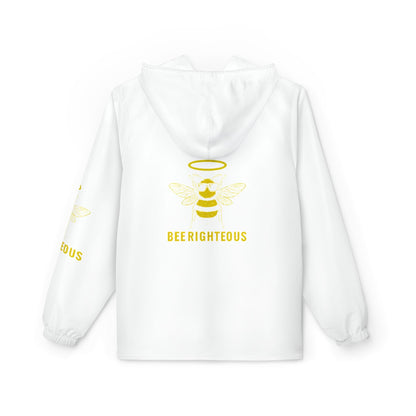 Outdoor Fashion: Bee-Themed Youthful Windbreaker Jacket, Perfect for Summer & Gifts! - Jack Righteous