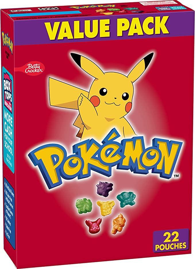 Betty Crocker™ Fruit Flavored Snacks Pokémon - 22 Pouches