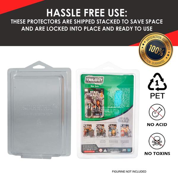 Blister Protector for 3.75” Star Wars & GI Joe Carded Figures - Pack of 25 - Jack Righteous