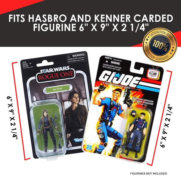 Blister Protector for 3.75” Star Wars & GI Joe Carded Figures - Pack of 25 - Jack Righteous
