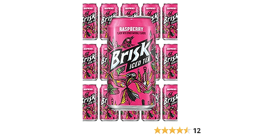 Brisk Iced Tea Raspberry Can - 355ML