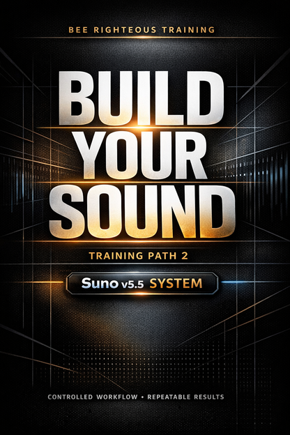 Build Your Sound Training Path 2 for developing stronger AI music through structured iteration and creative control