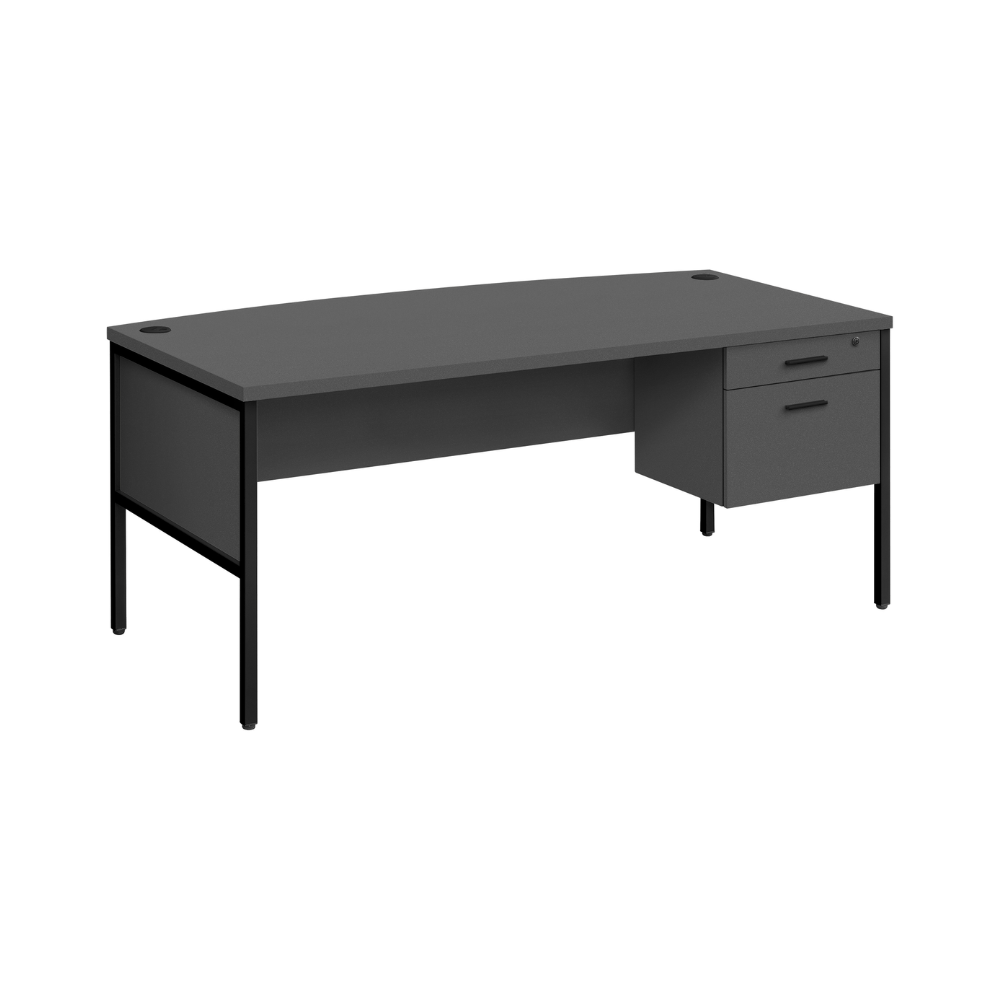 Bureau d'ordinateur moderne de couleur noir et gris - Monarch (I7730) - Jack Righteous