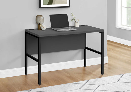Bureau d'ordinateur moderne de couleur noir et gris - Monarch (I7731) - Jack Righteous