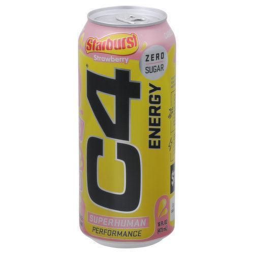 C4 Starburst Strawberry Energy Drink