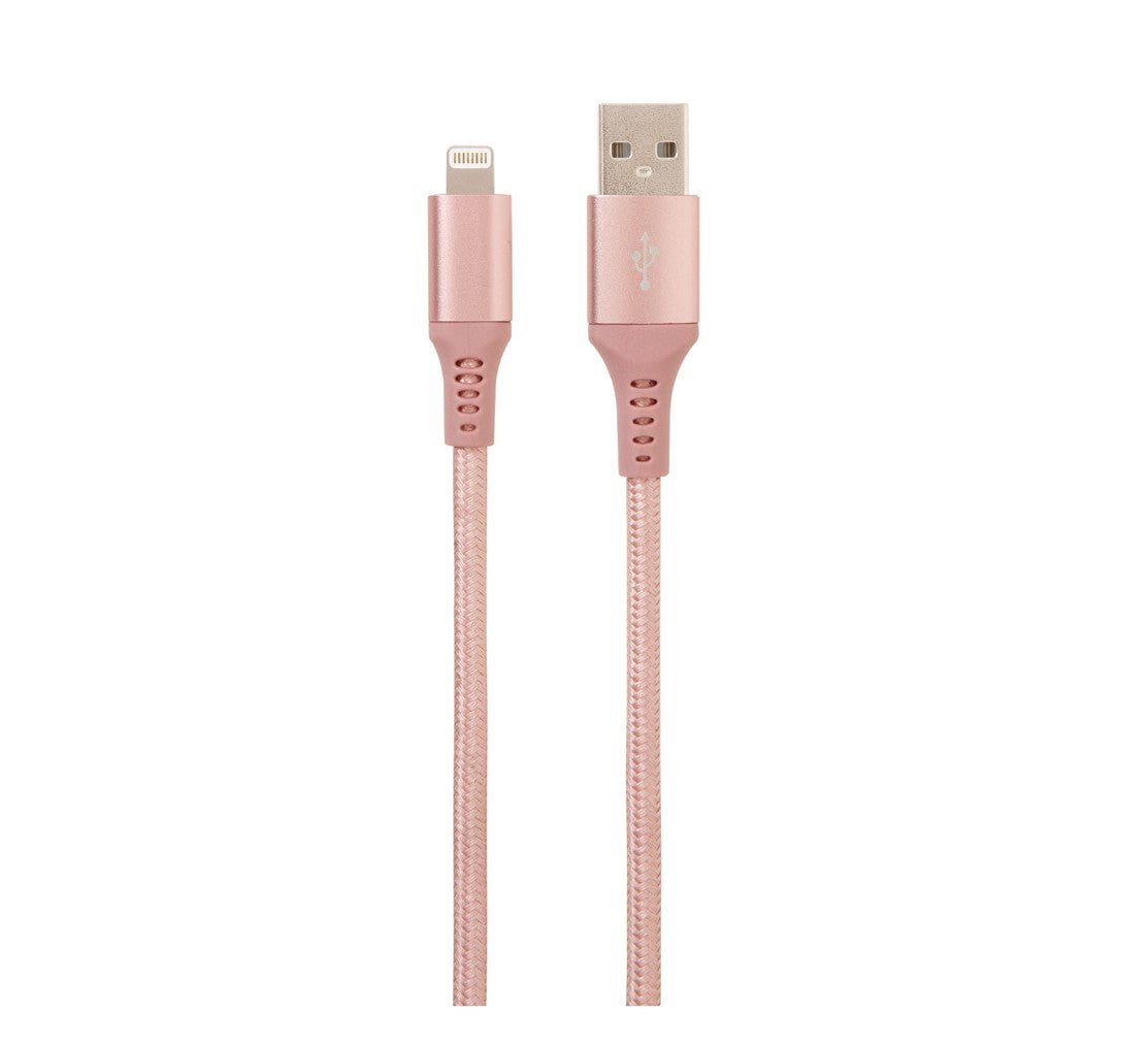 Câble USB A/Lightning de 3 m (10 pi) de Helix - Rose doré - Jack Righteous