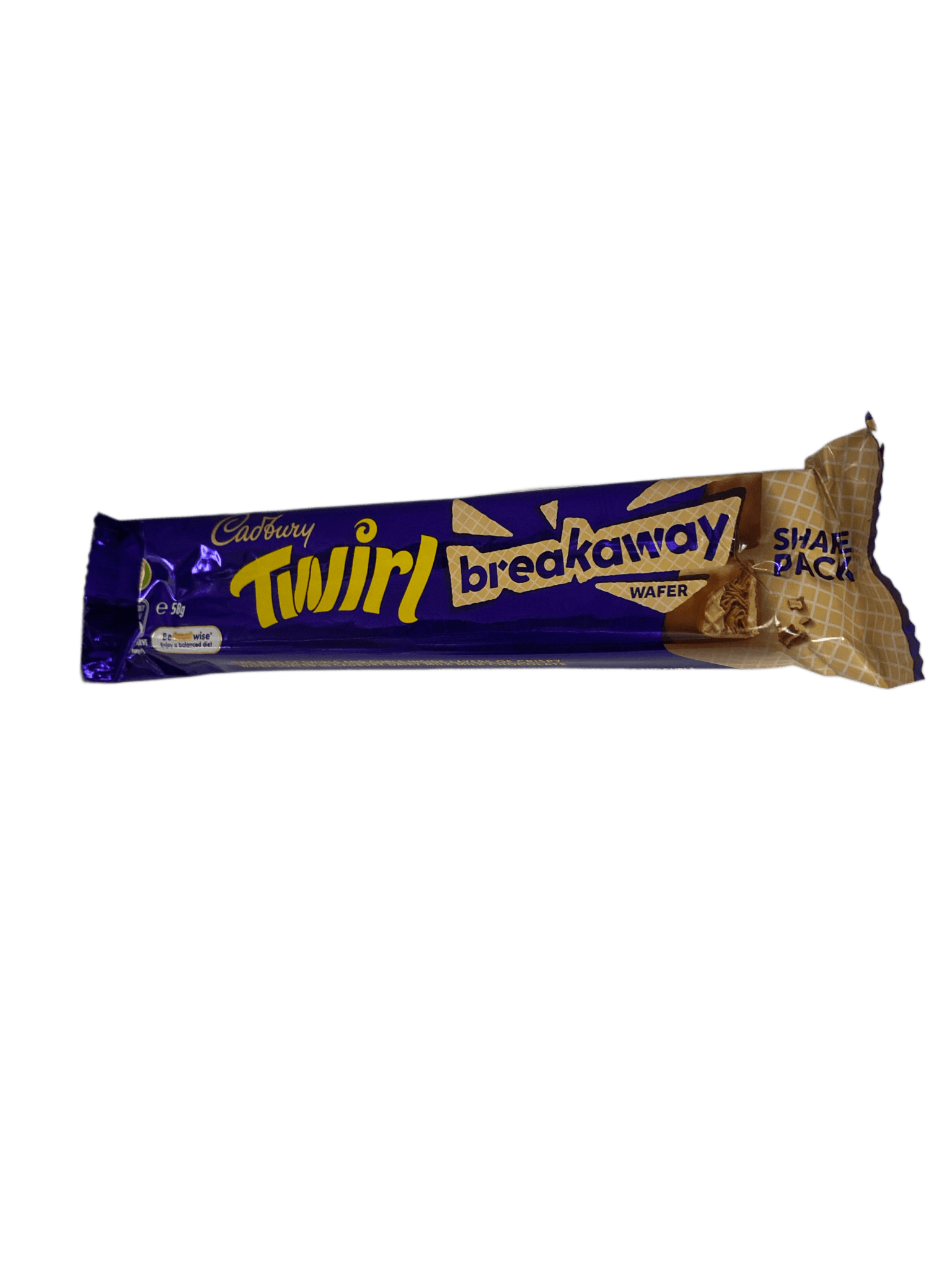 Cadbury Twirl Breakaway Wafer Share Pack 58G - Australian Edition - Jack Righteous