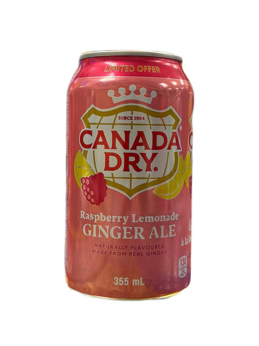 Canada Dry Raspberry Lemonade Ginger Ale 355ML