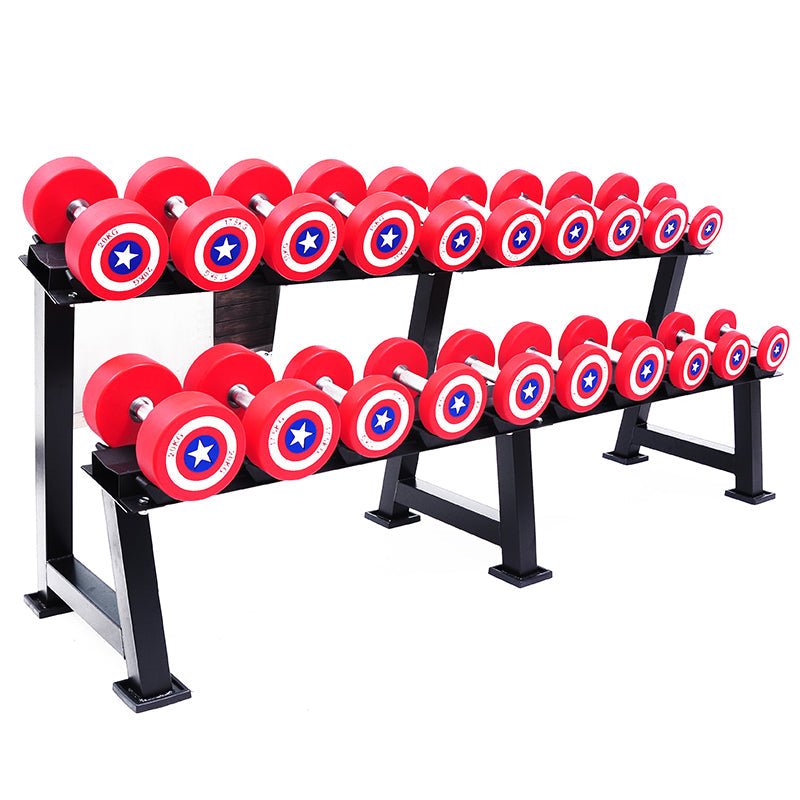Captain America Dumbbells - Jack Righteous