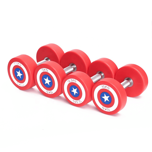 Captain America Dumbbells - Jack Righteous