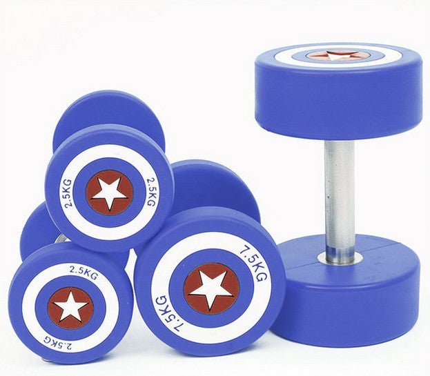 Captain America Dumbbells - Jack Righteous
