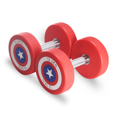 Captain America Dumbbells - Jack Righteous