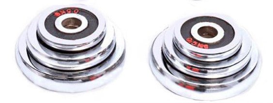 Cast Iron Adjustable Dumbbell Set with Barbell Bar Connector - Jack Righteous