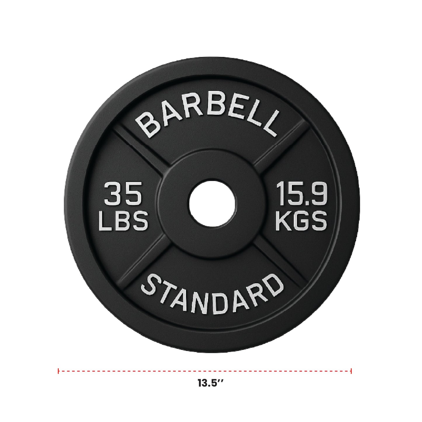 Cast Iron Weight Plates - Standard, Olympic in LBs, KGs - Jack Righteous