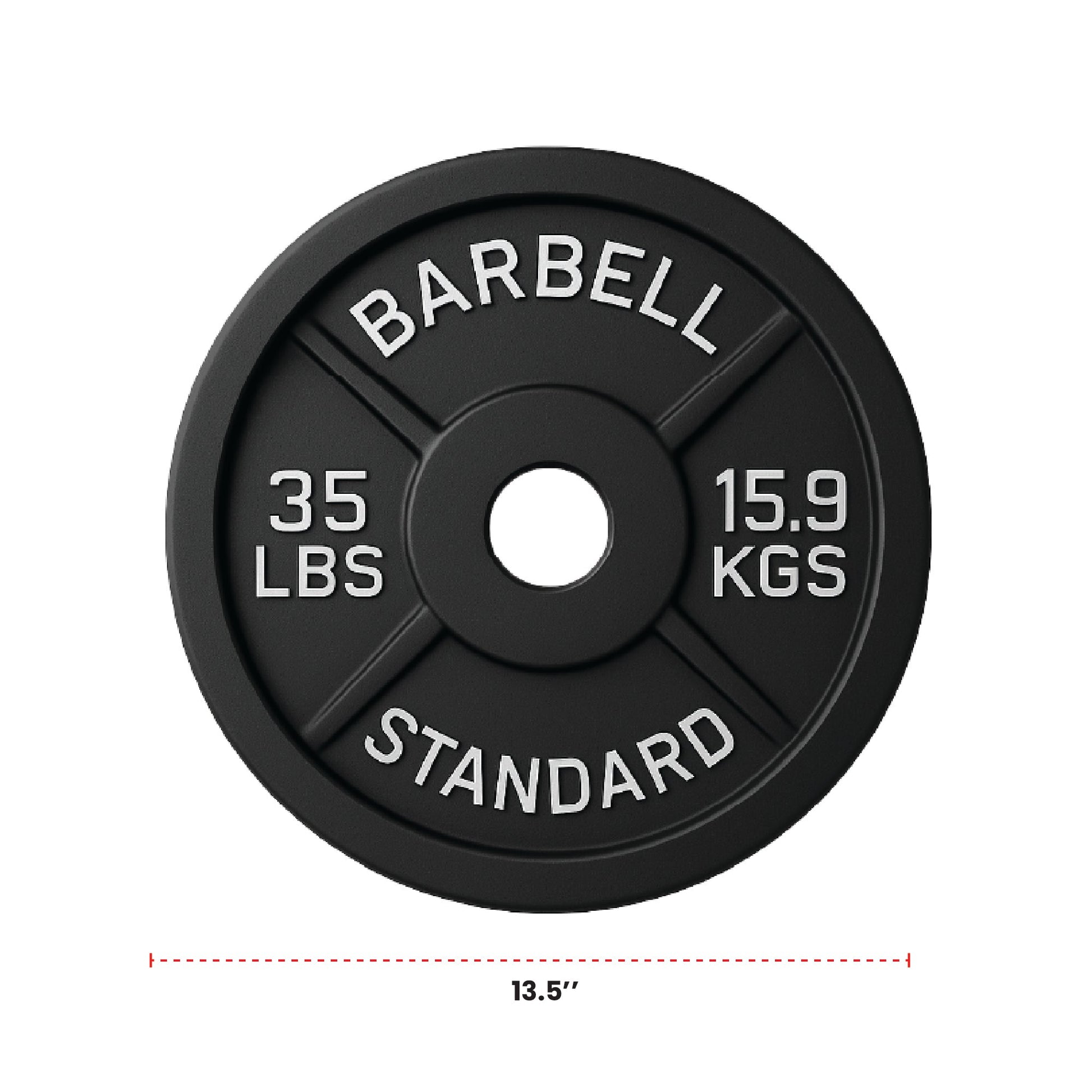 Cast Iron Weight Plates - Standard, Olympic in LBs, KGs - Jack Righteous