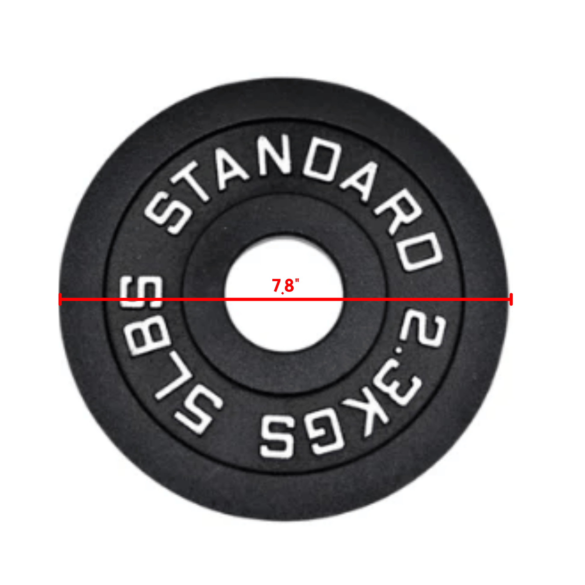 Cast Iron Weight Plates - Standard, Olympic in LBs, KGs - Jack Righteous