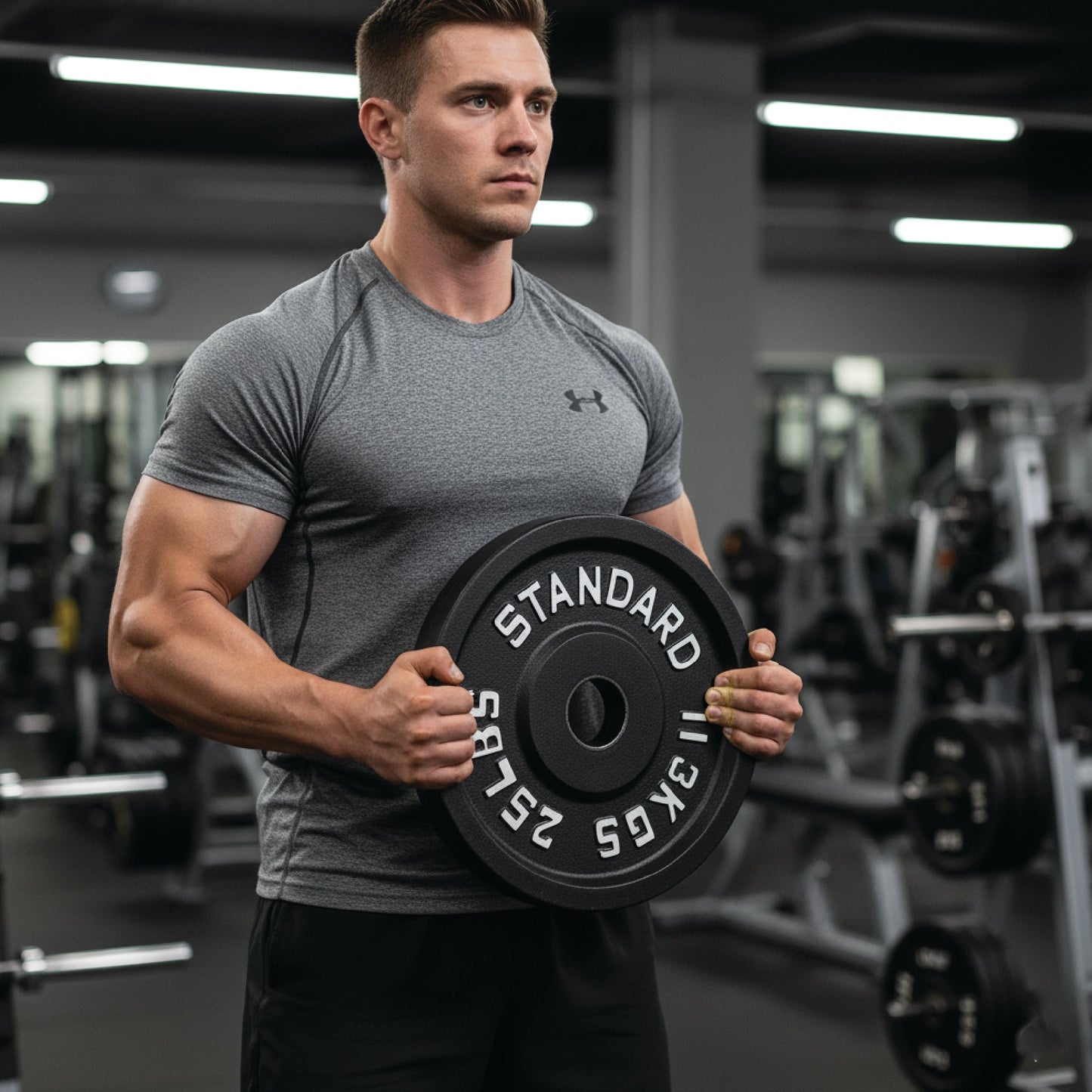 Cast Iron Weight Plates - Standard, Olympic in LBs, KGs - Jack Righteous