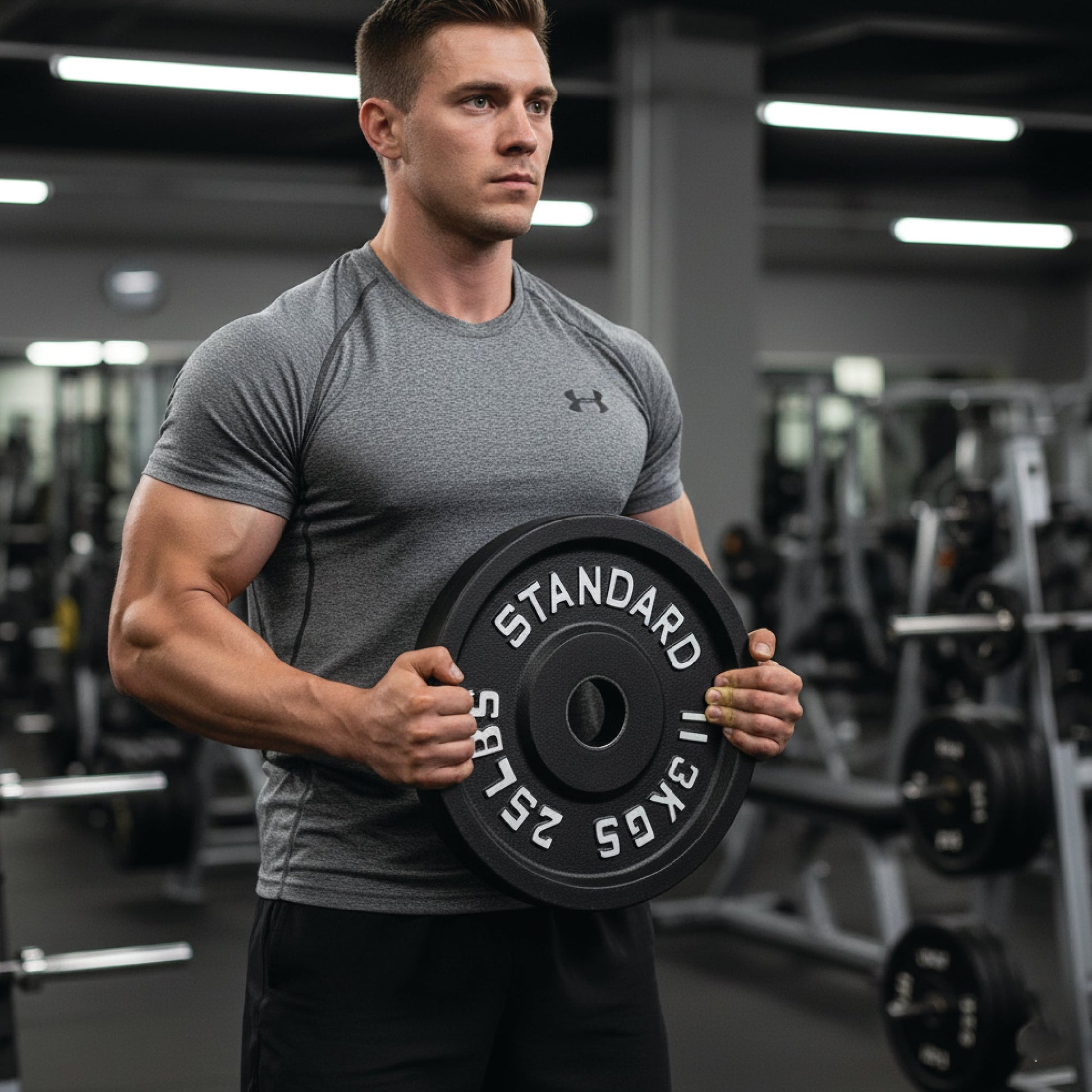 Cast Iron Weight Plates - Standard, Olympic in LBs, KGs - Jack Righteous