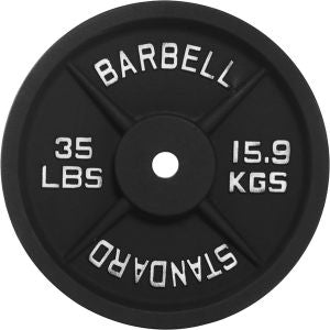 Cast Iron Weight Plates - Standard, Olympic in LBs, KGs - Jack Righteous