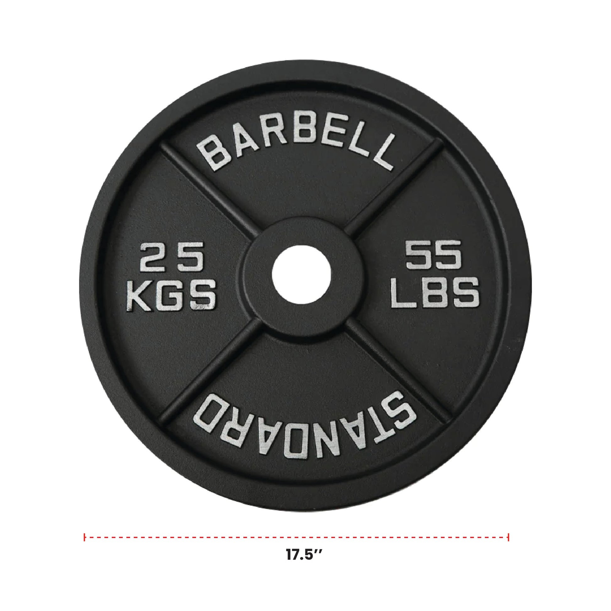 Cast Iron Weight Plates - Standard, Olympic in LBs, KGs - Jack Righteous