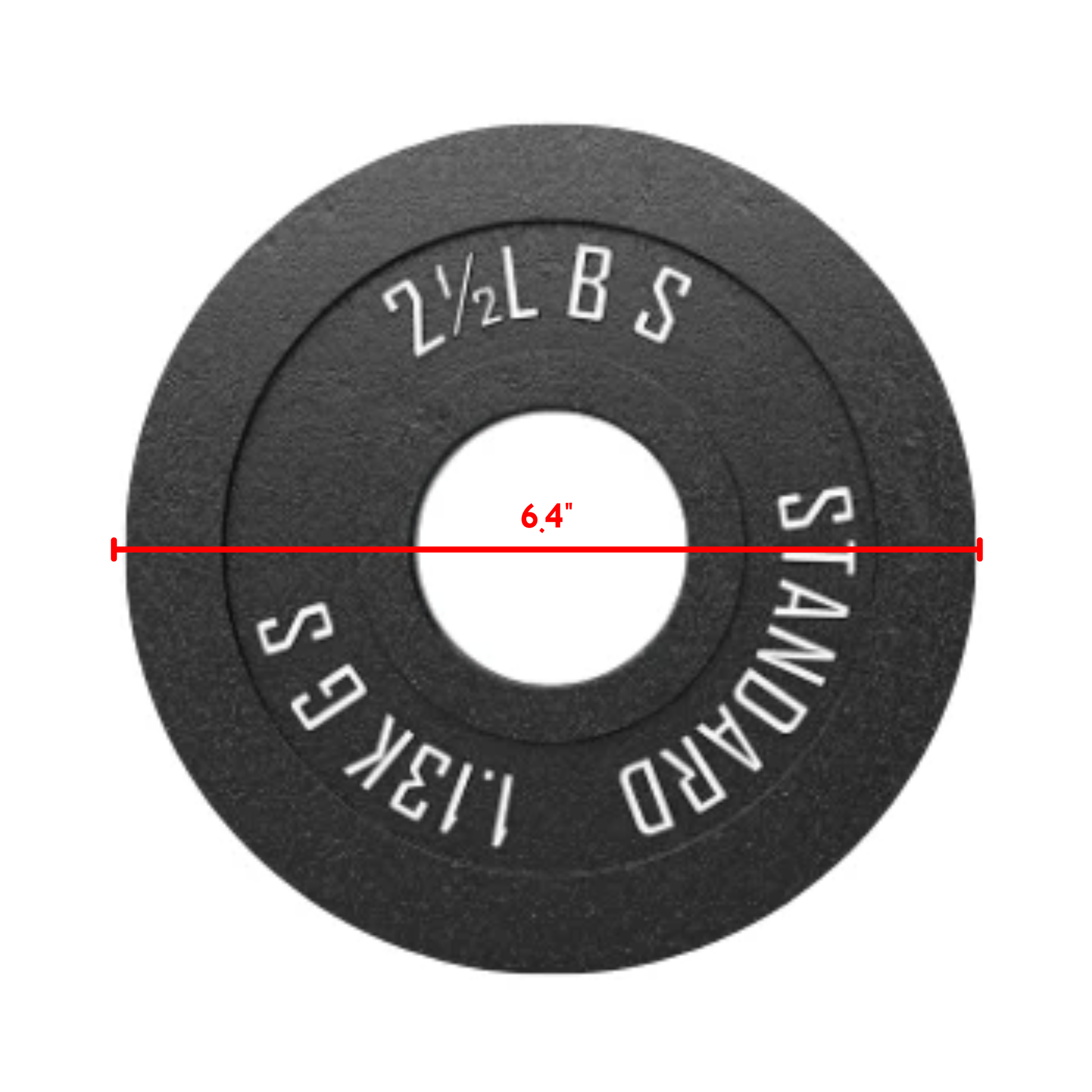 Cast Iron Weight Plates - Standard, Olympic in LBs, KGs - Jack Righteous