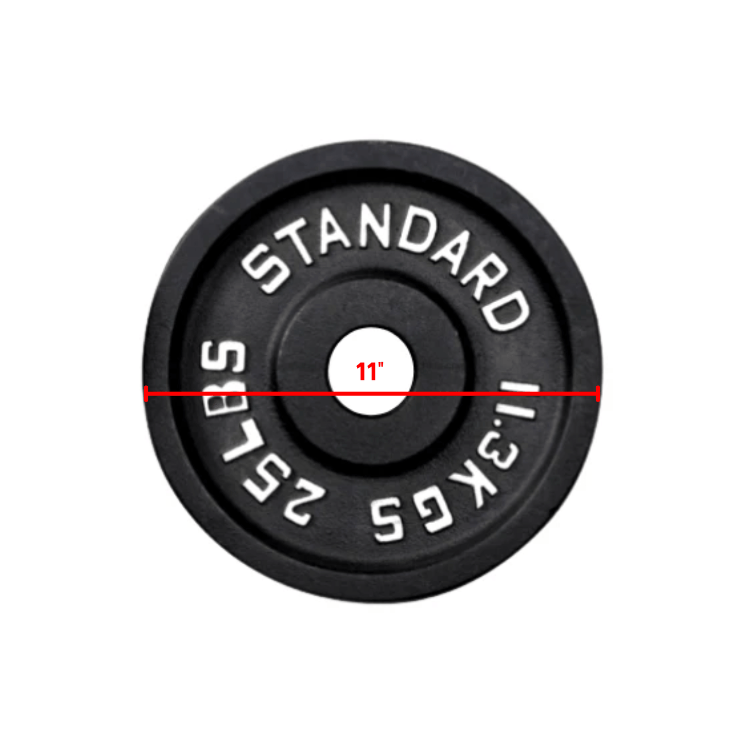 Cast Iron Weight Plates - Standard, Olympic in LBs, KGs - Jack Righteous