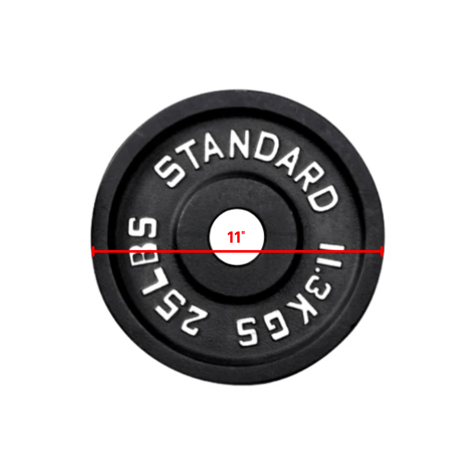 Cast Iron Weight Plates - Standard, Olympic in LBs, KGs - Jack Righteous