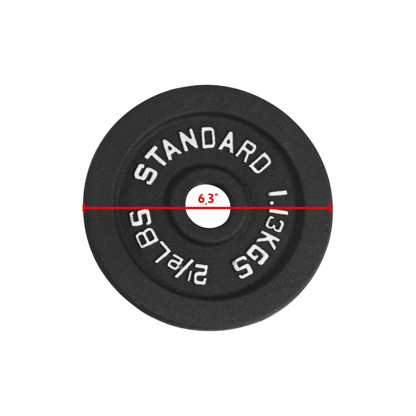 Cast Iron Weight Plates - Standard, Olympic in LBs, KGs - Jack Righteous