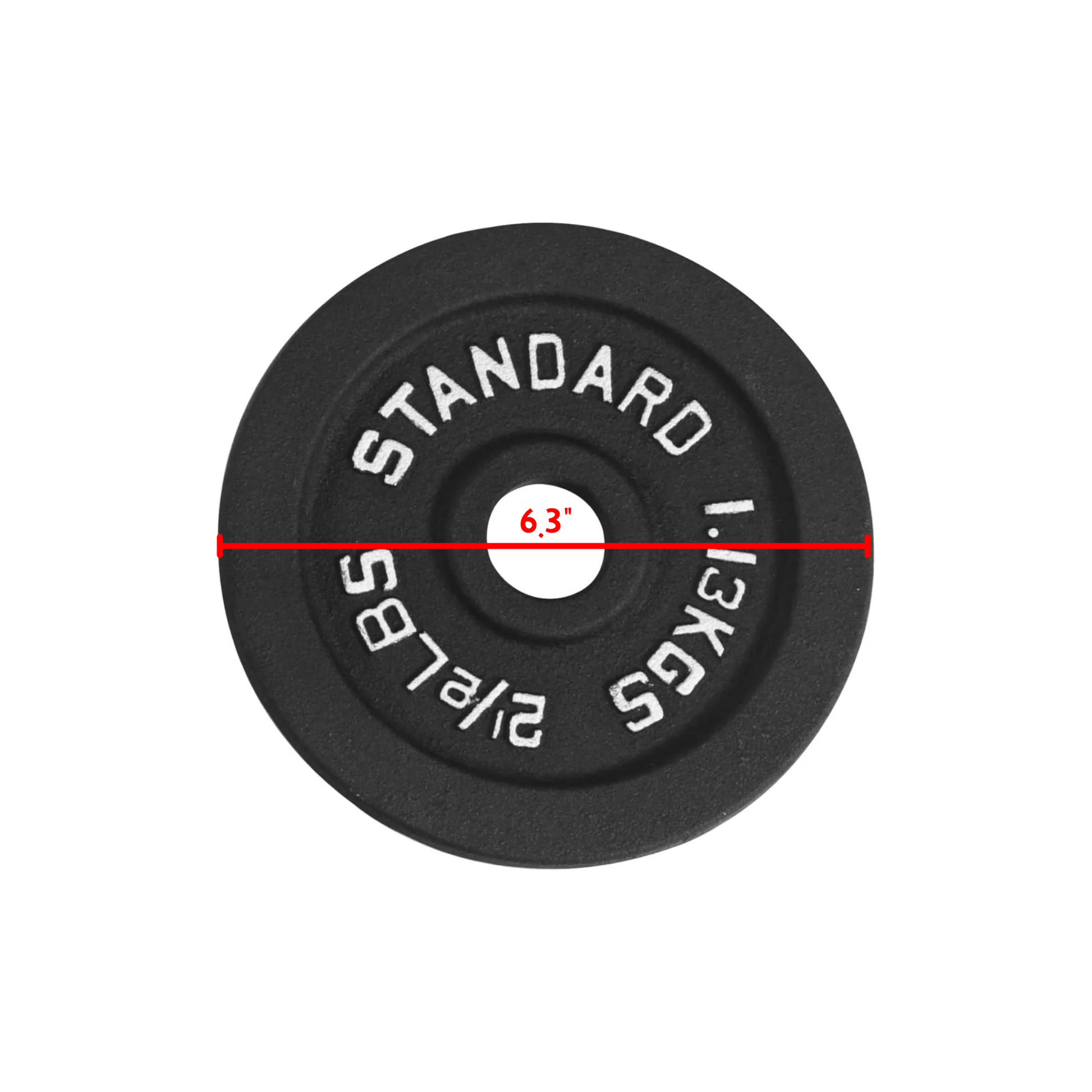 Cast Iron Weight Plates - Standard, Olympic in LBs, KGs - Jack Righteous