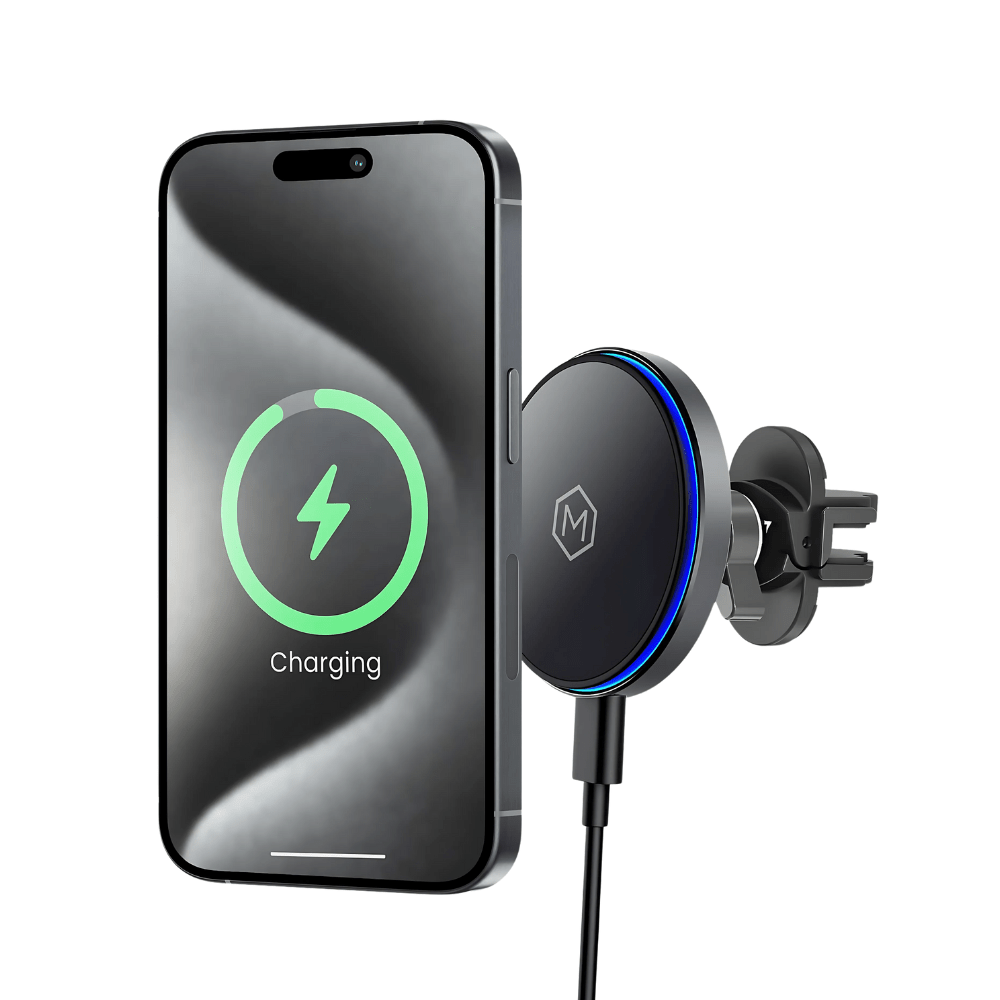 Chargeur Sans Fil Mighty Mount Qi2 & Support de Ventilation - Jack Righteous