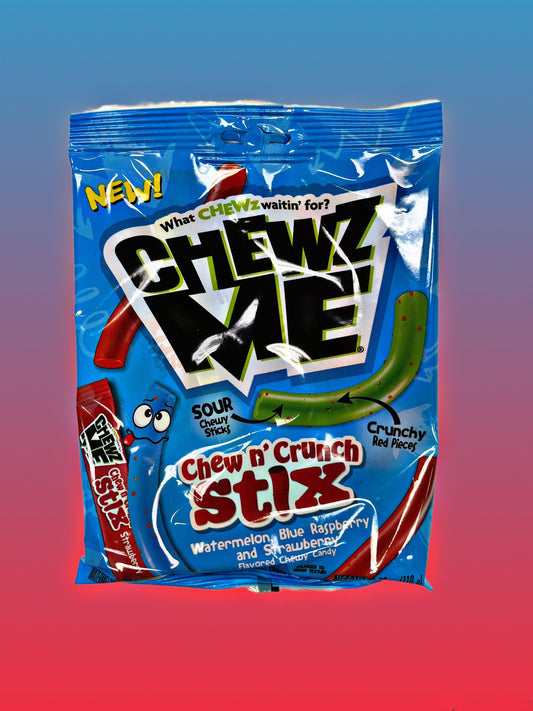 Chewz Me Chew N Crunch Stix 110G