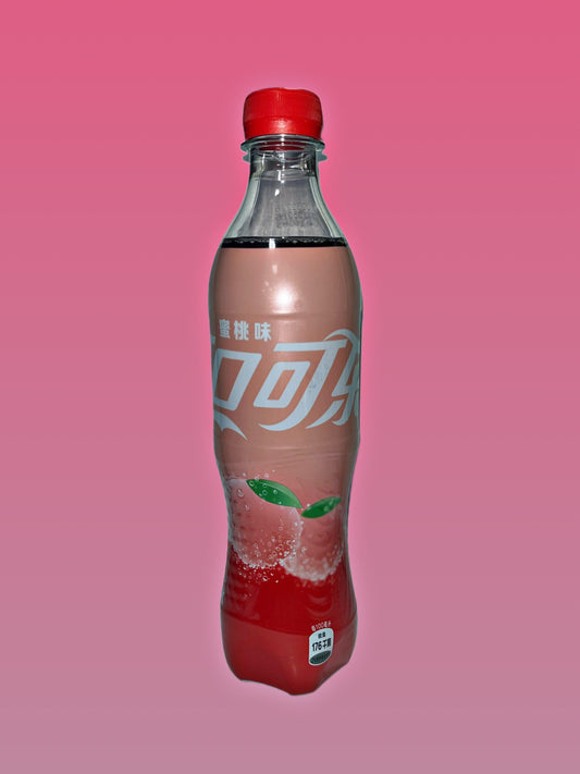 Coca Cola Peach Bottle 500ML Chinese Edition