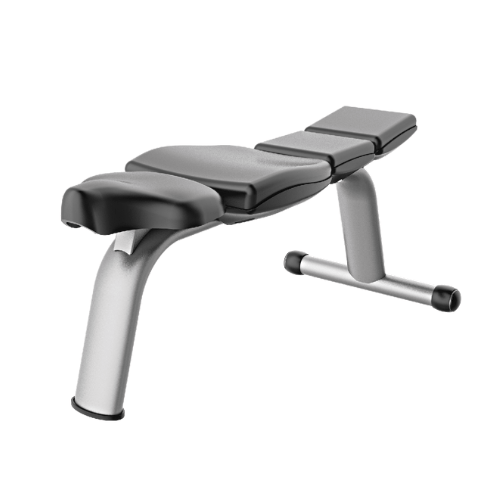 Commercial Gym Flat Bench (Matte Black) - Jack Righteous