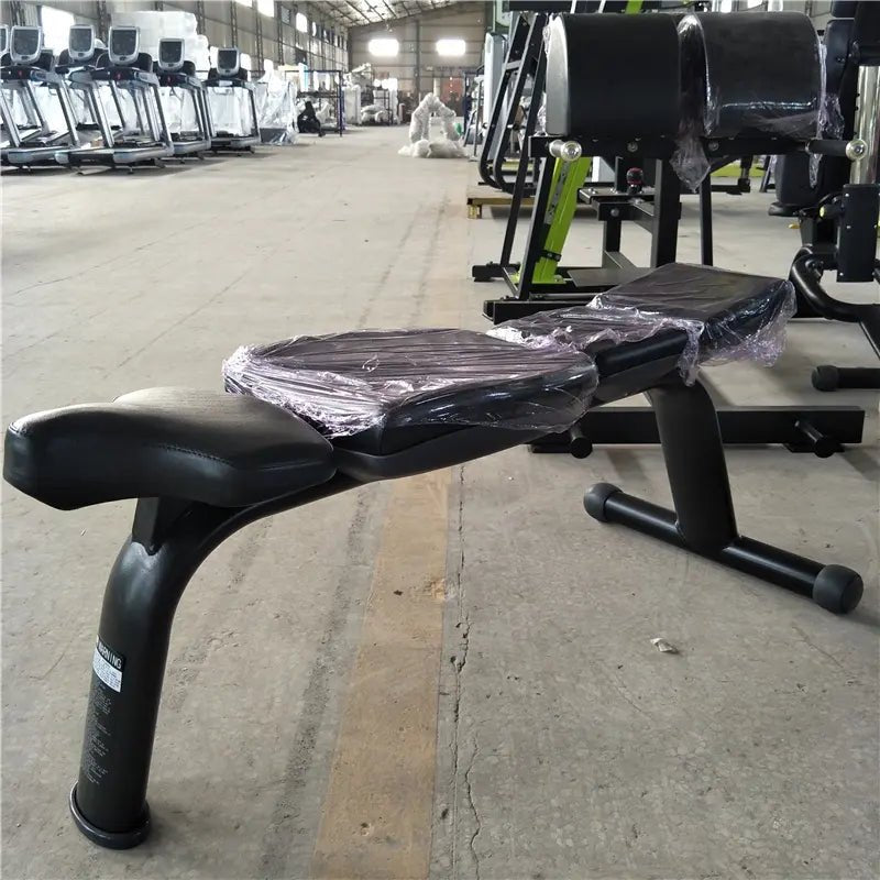 Commercial Gym Flat Bench (Matte Black) - Jack Righteous