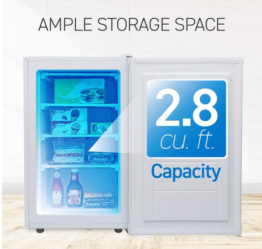 Congélateur vertical Commercial Cool de 2,8 pieds cubes (CCUN28W) - Jack Righteous