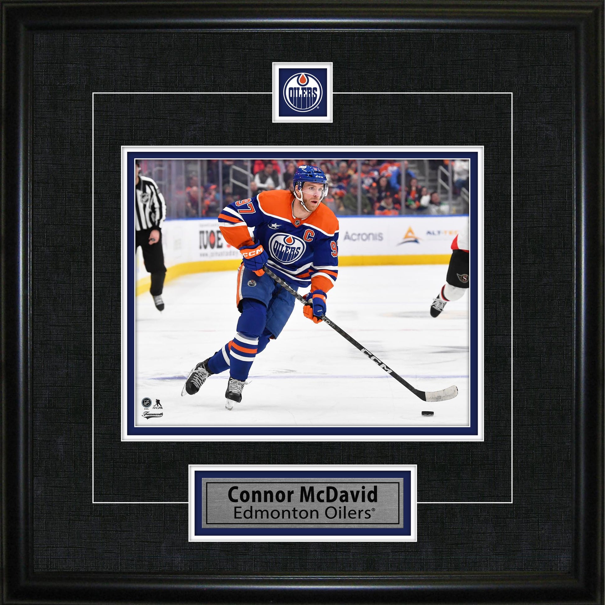 Connor McDavid Framed Pin & Plate Edmonton Oilers - Jack Righteous