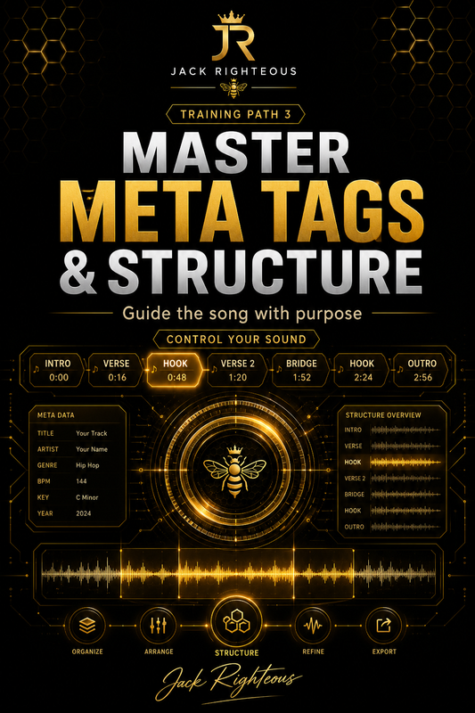 Control Your Sound training for using meta tags and song structure to guide stronger AI music outputs