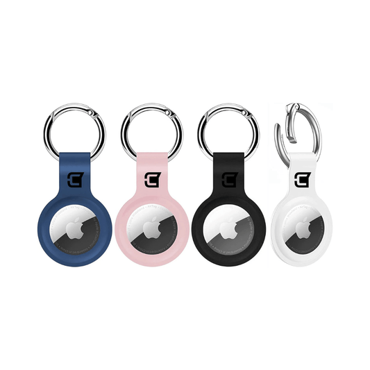 Coque en silicone pour Apple AirTag avec porte - clés (lot de 4) - Jack Righteous