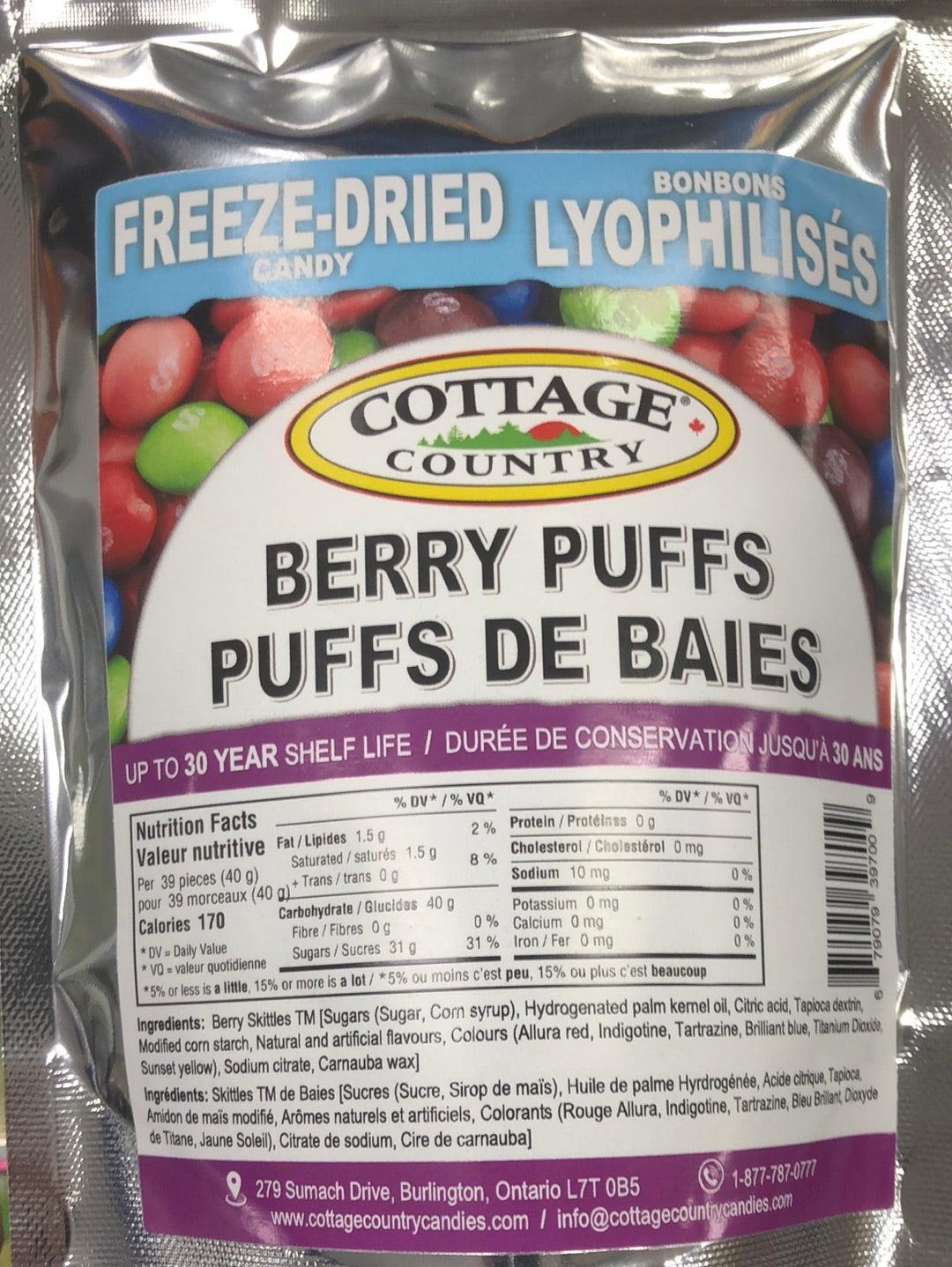 Cottage Country Freeze Dried Berry Puffs Skittles