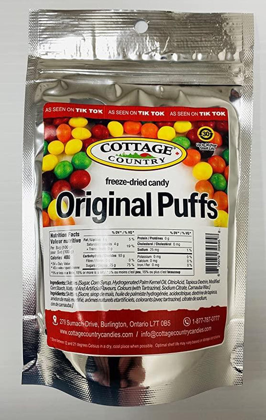 Cottage Country Freeze Dried Puffs Skittles