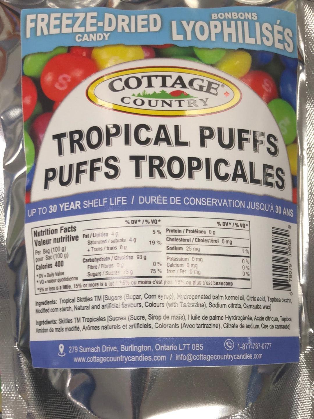 Cottage Country Freeze Dried Tropical Puffs Skittles