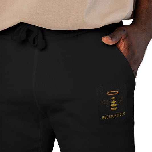 Cozy Embroidered Unisex Fleece Sweatpants | Perfect for Relaxing, Gym, Lounging, Gift for Him/Her, Casual Wear - Jack Righteous