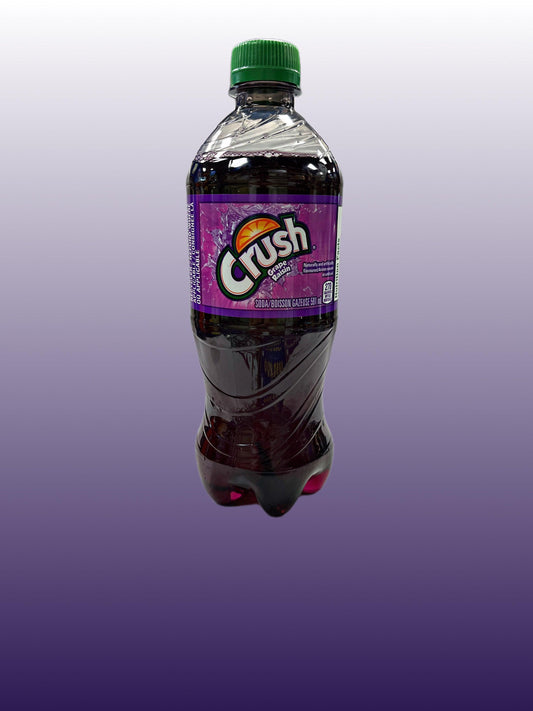 Crush Grape Soda Bottle 591ML Canada Edition