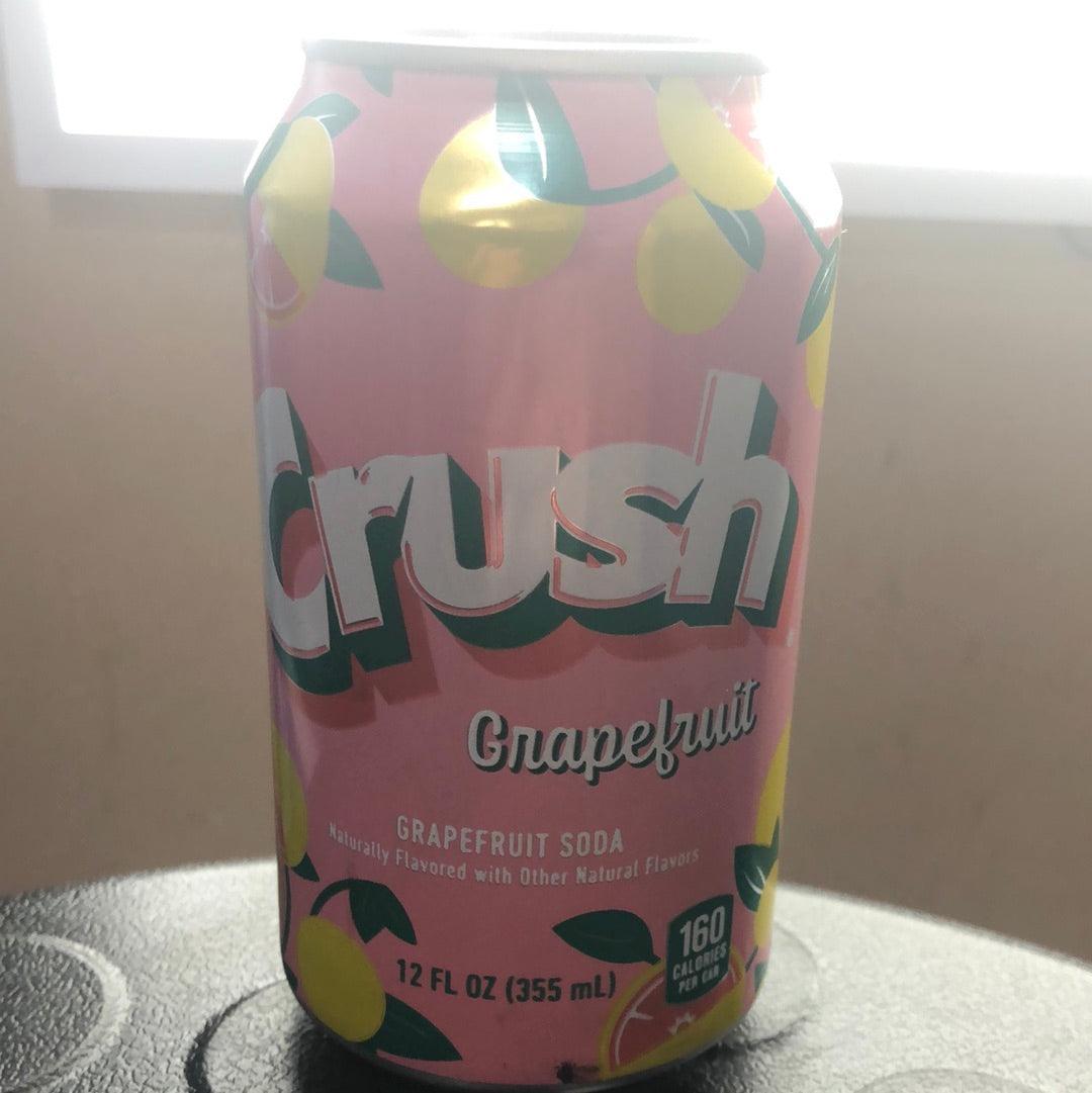 Crush Grapefruit Soda Can 355mL